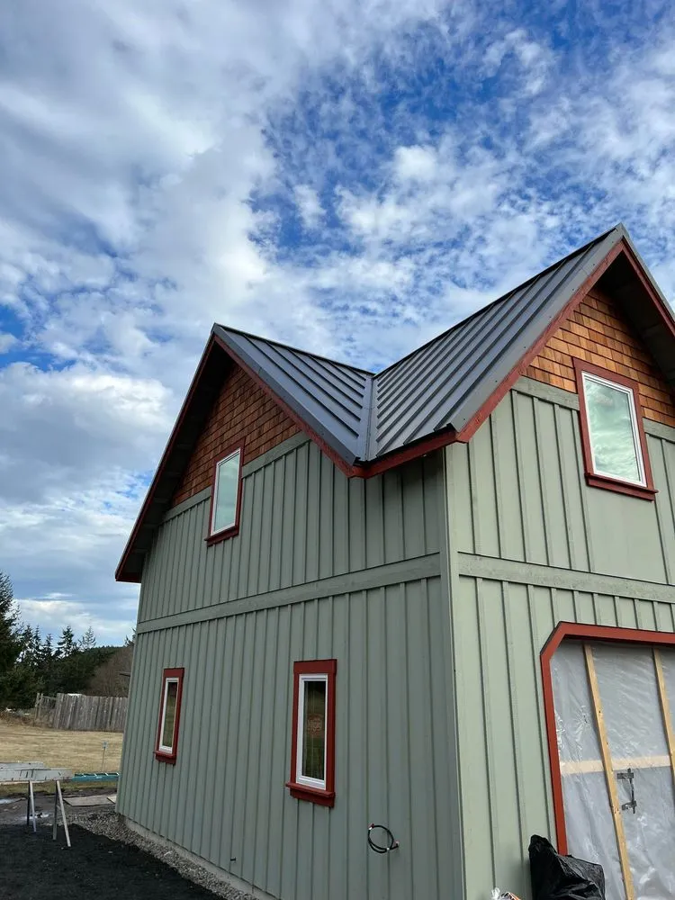 Local metal roofing installation in Lopez Island, WA by LPZ Roofing