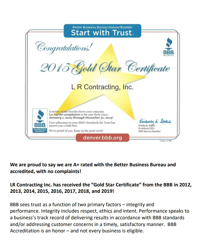 Slide of LR Contracting