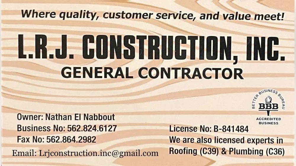 Slide of LRJ Construction