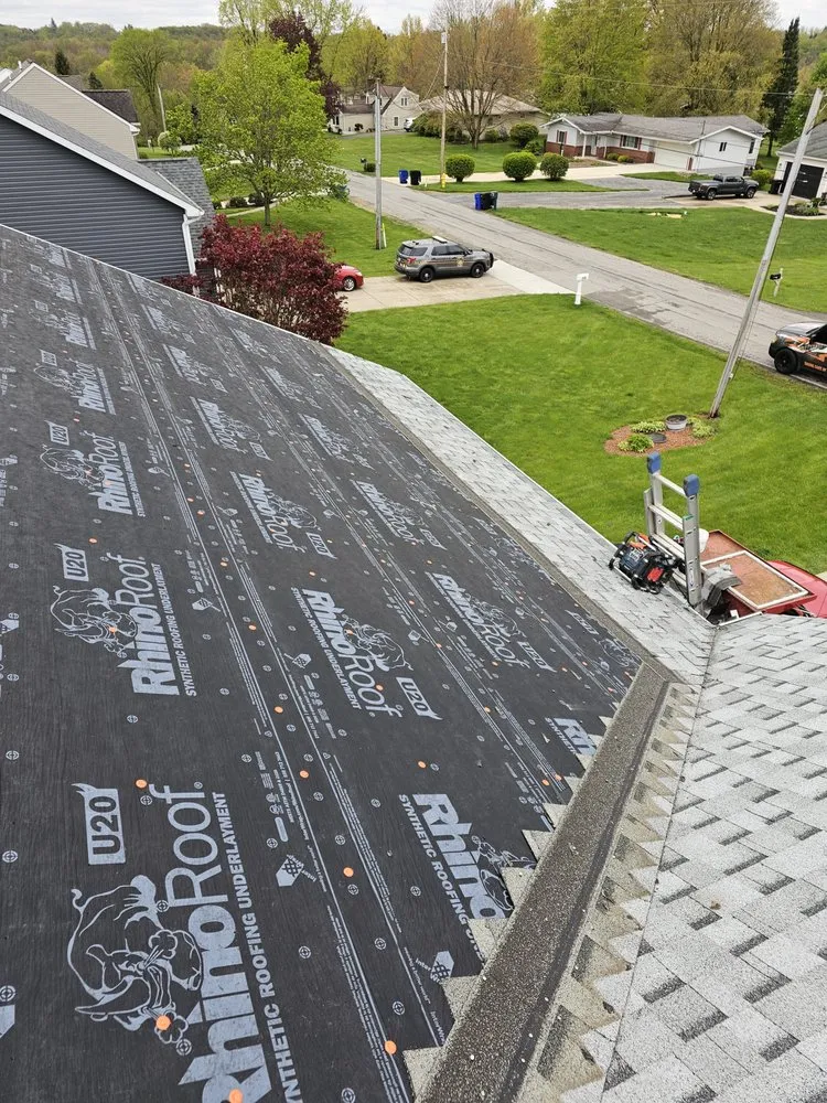 Licensed roof inspection after storm damage in Rogers, OH by LT Construction