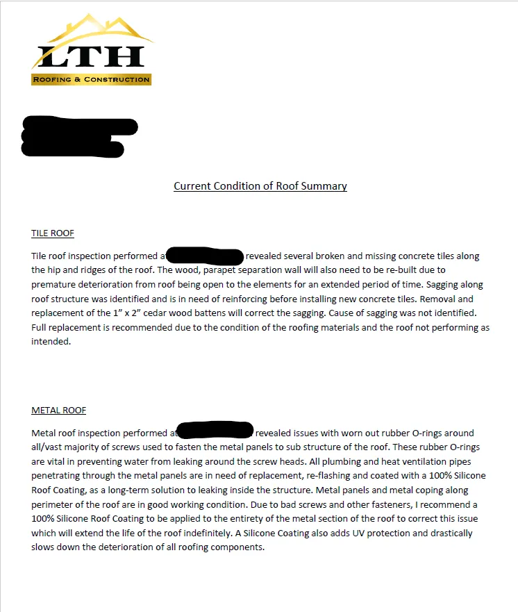 Slide of LTH Roofing & Construction