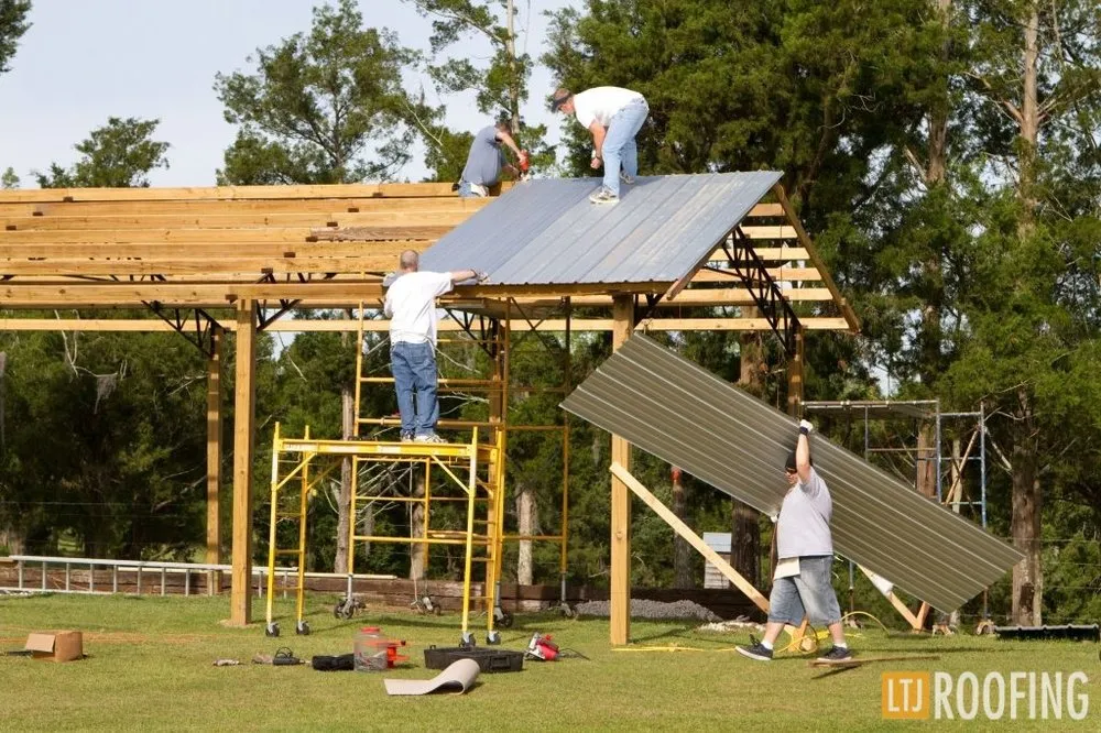 Slide of LTJ Roofing