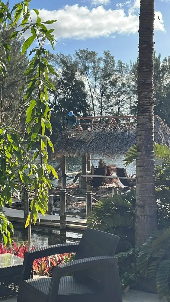 Slide of Luau Chikee Hut