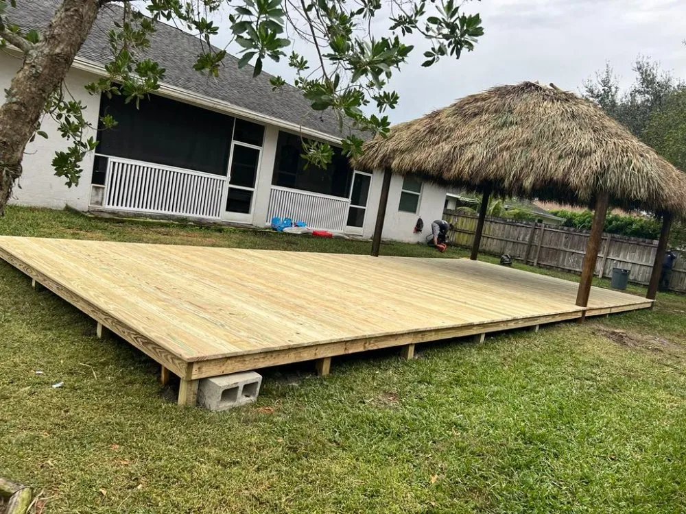Slide of Luau Chikee Hut