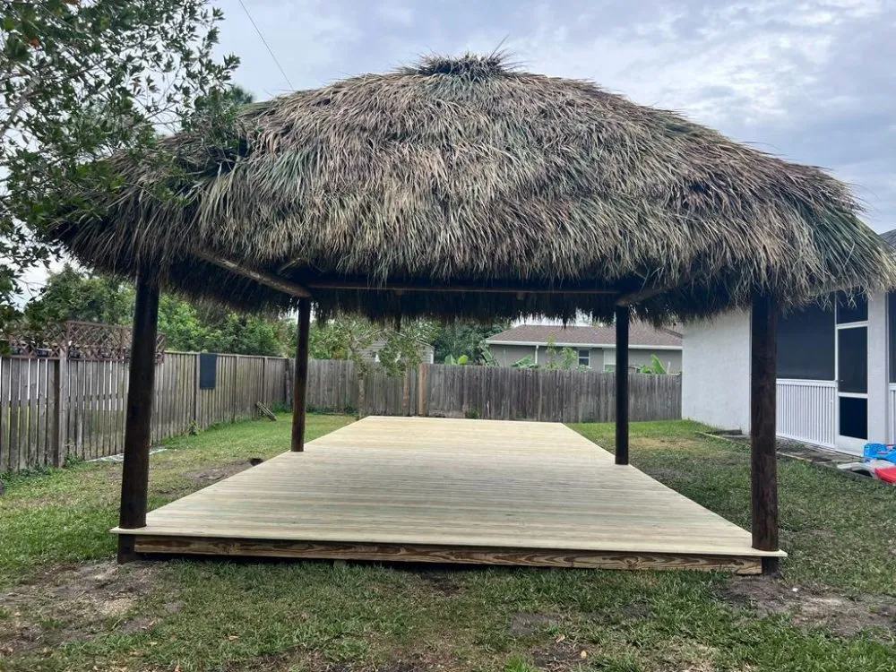 Slide of Luau Chikee Hut