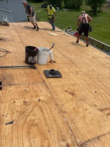 Slide of Ludlow's Roofing