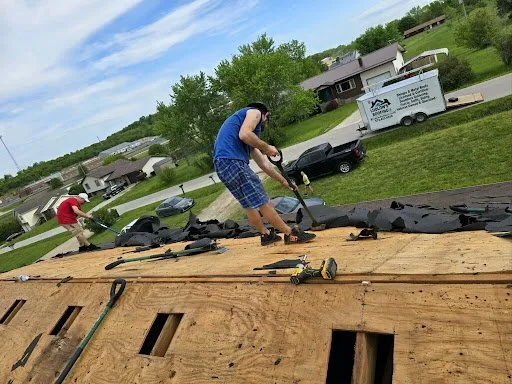 Slide of Ludlow's Roofing