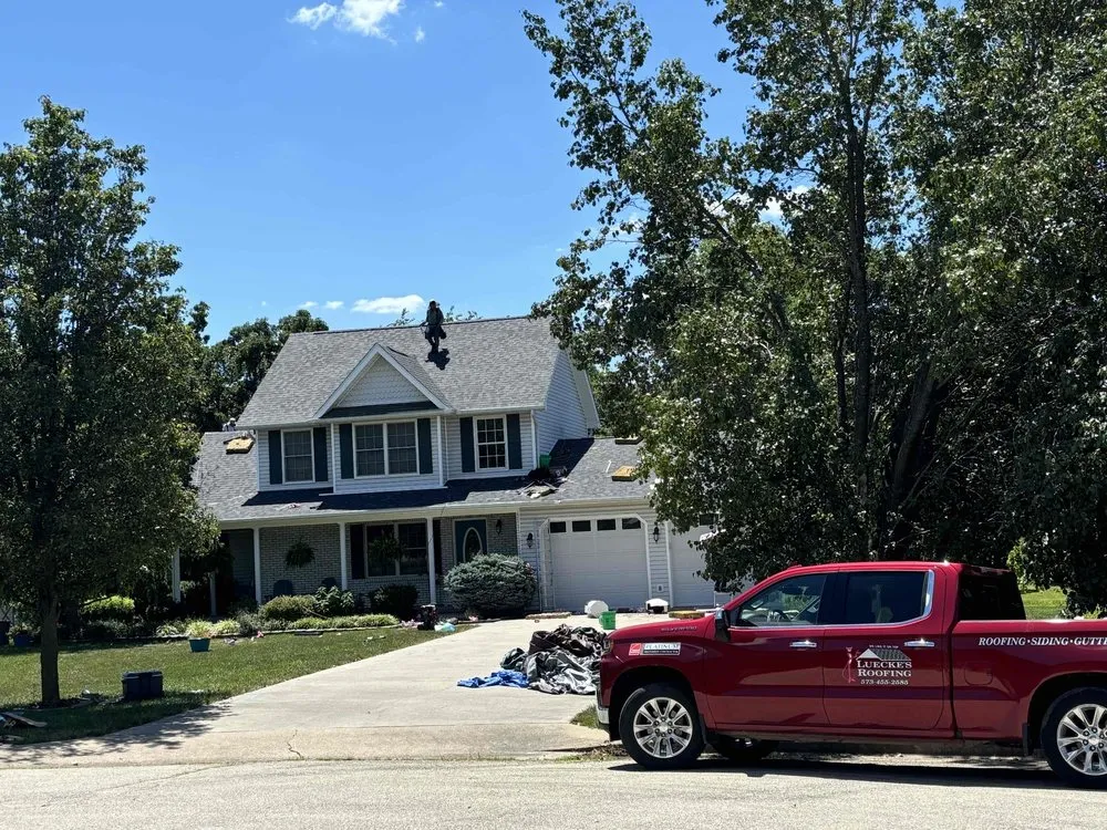 Licensed roof leak repair in Freeburg, MO by Luecke's Roofing