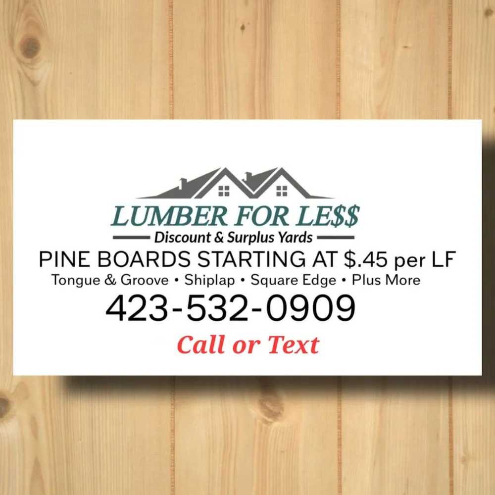 Slide of Lumber For Less