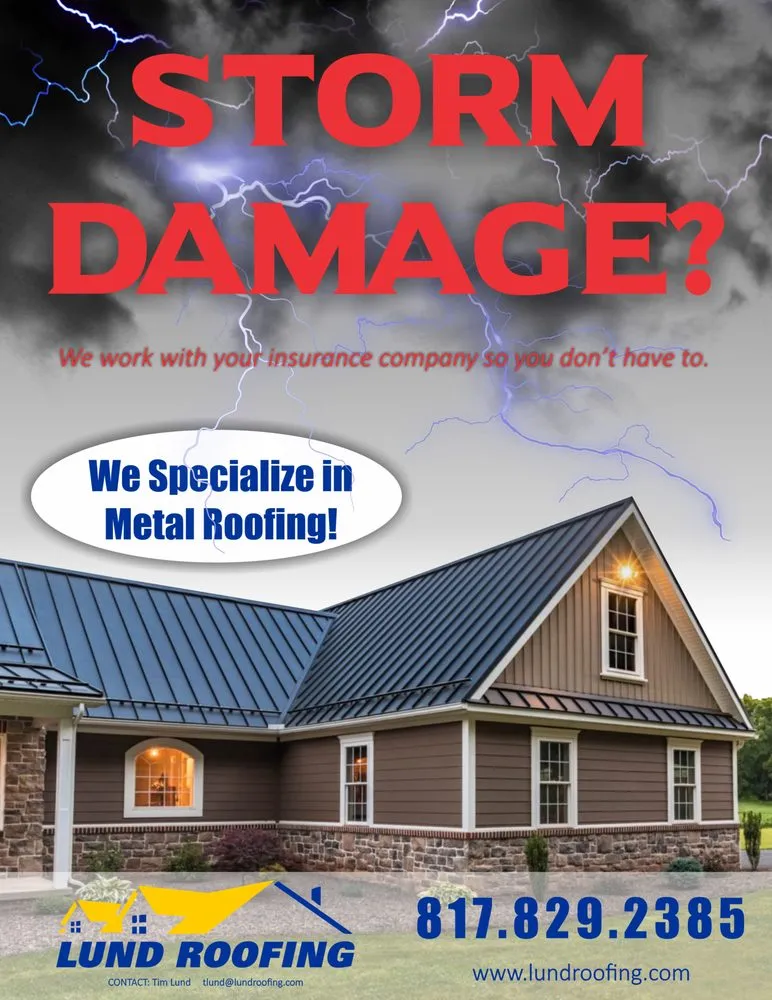 Slide of Lund Roofing