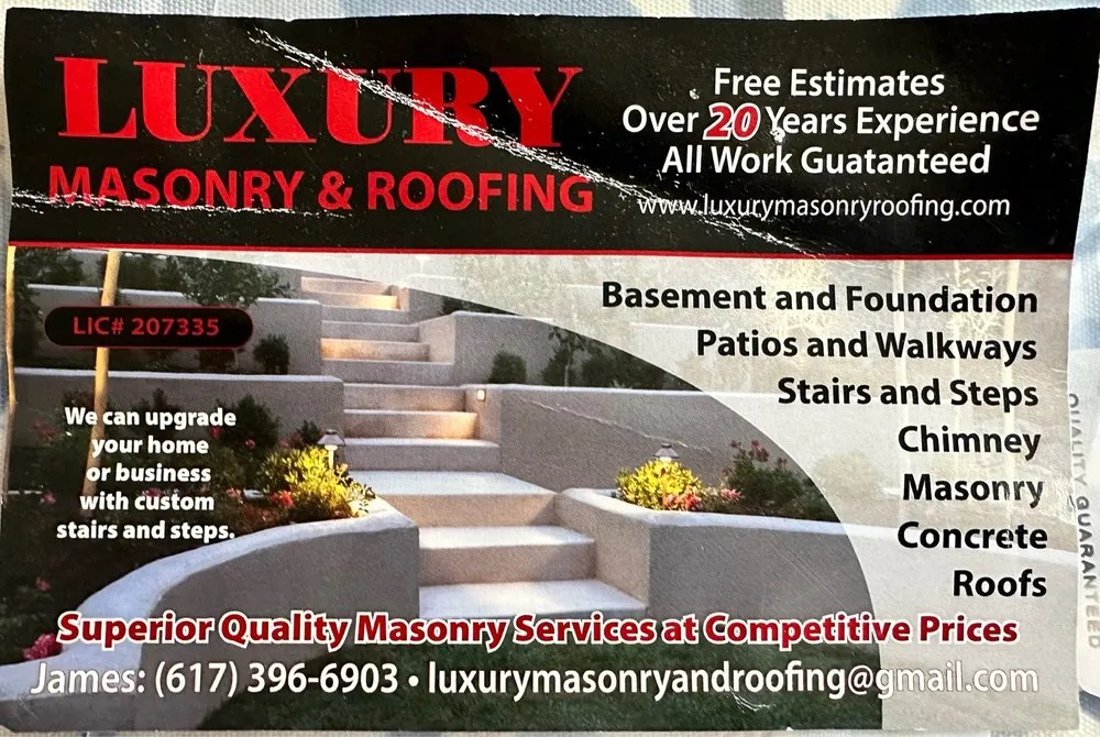Slide of Luxury Masonry & Roofing