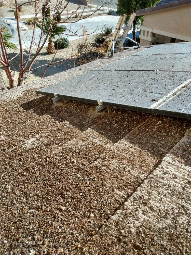 Slide of LV Solar Panel Cleaning