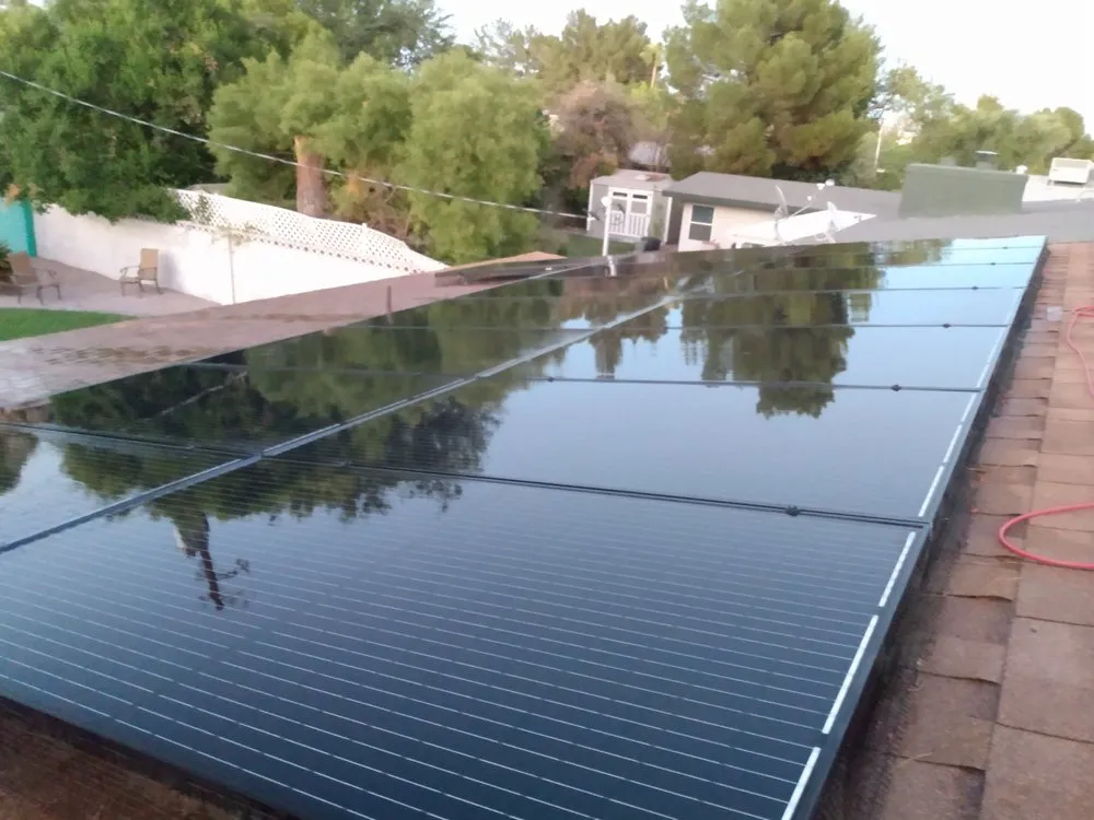 Slide of LV Solar Panel Cleaning