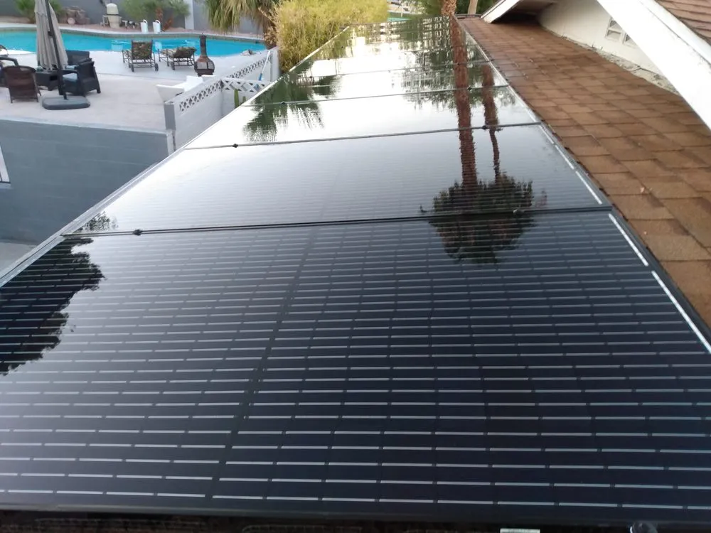 Slide of LV Solar Panel Cleaning