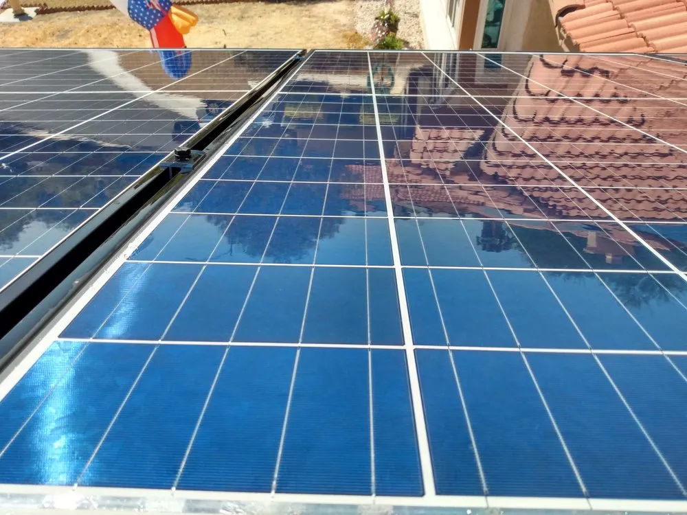 Slide of LV Solar Panel Cleaning