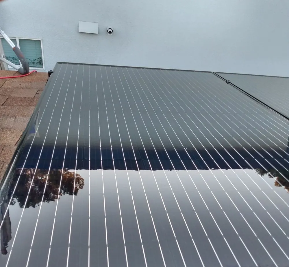 Slide of LV Solar Panel Cleaning