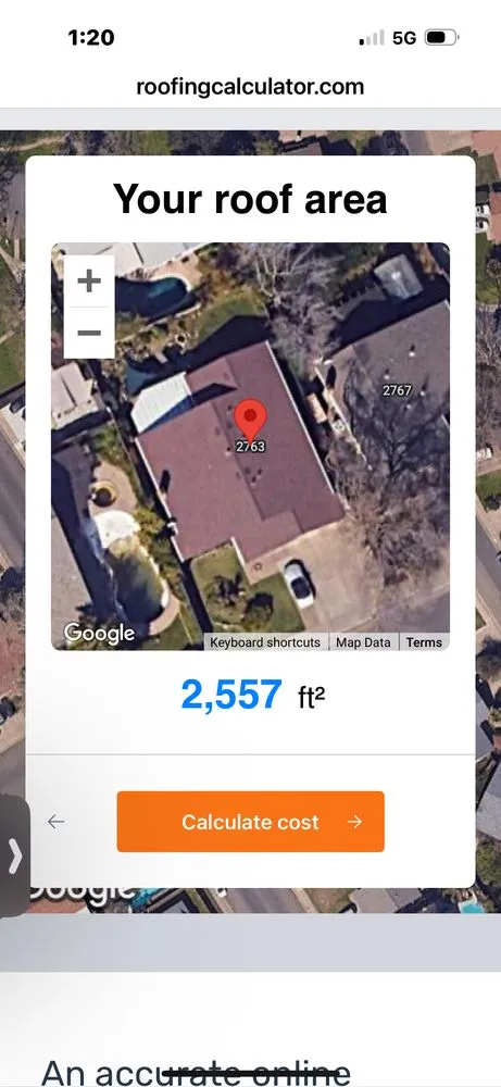 Slide of LXS Roofing