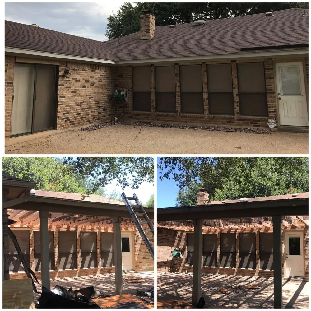 Emergency roof installation in Dale, TX by LYK Roofing & Construction