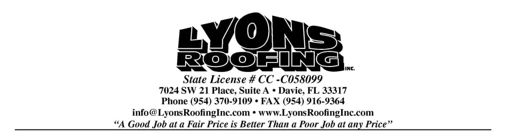 Slide of Lyons Roofing