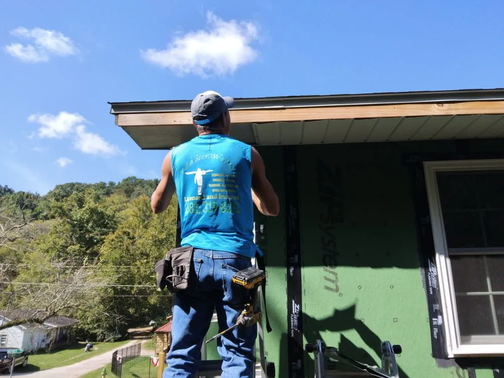 Slide of M & A Seamless Gutter Services