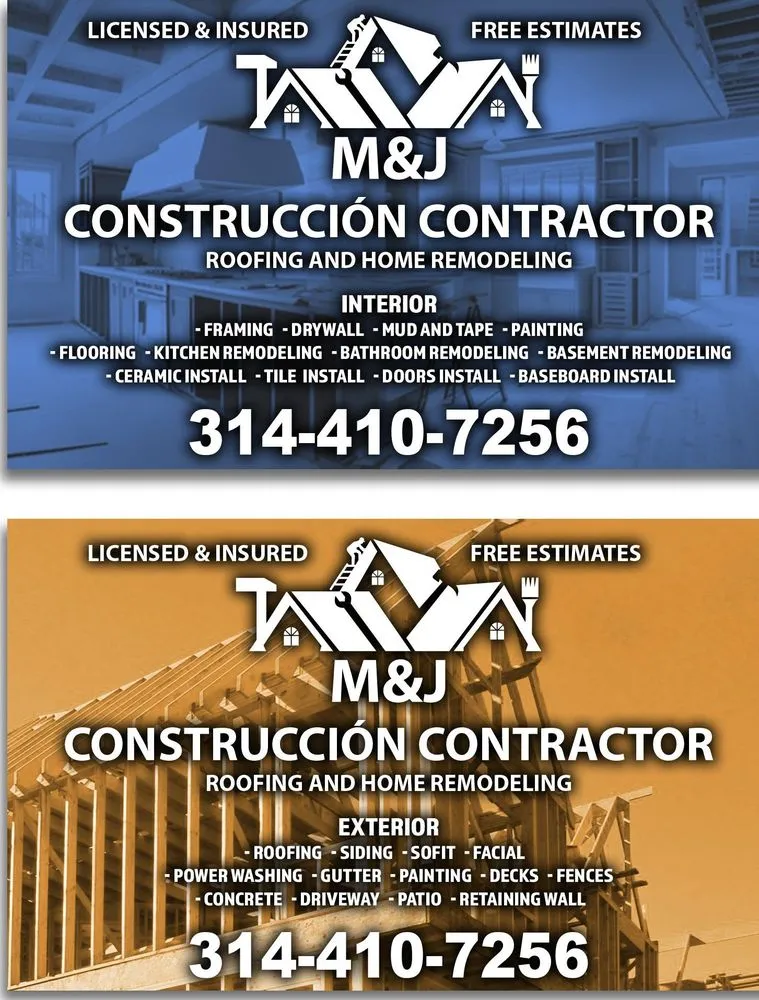 Slide of M & J Construction
