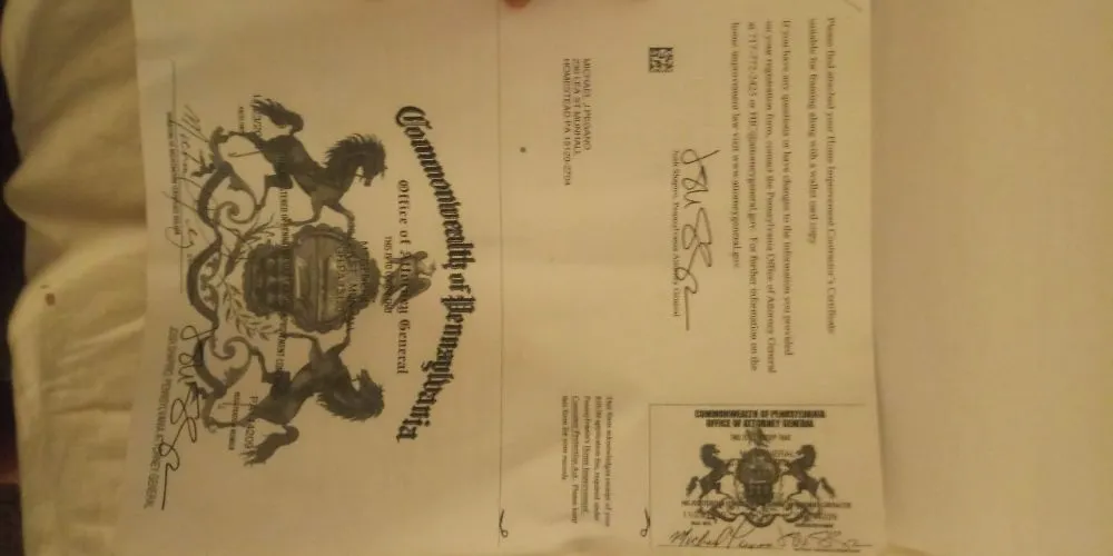 Slide of M & J General Contracting