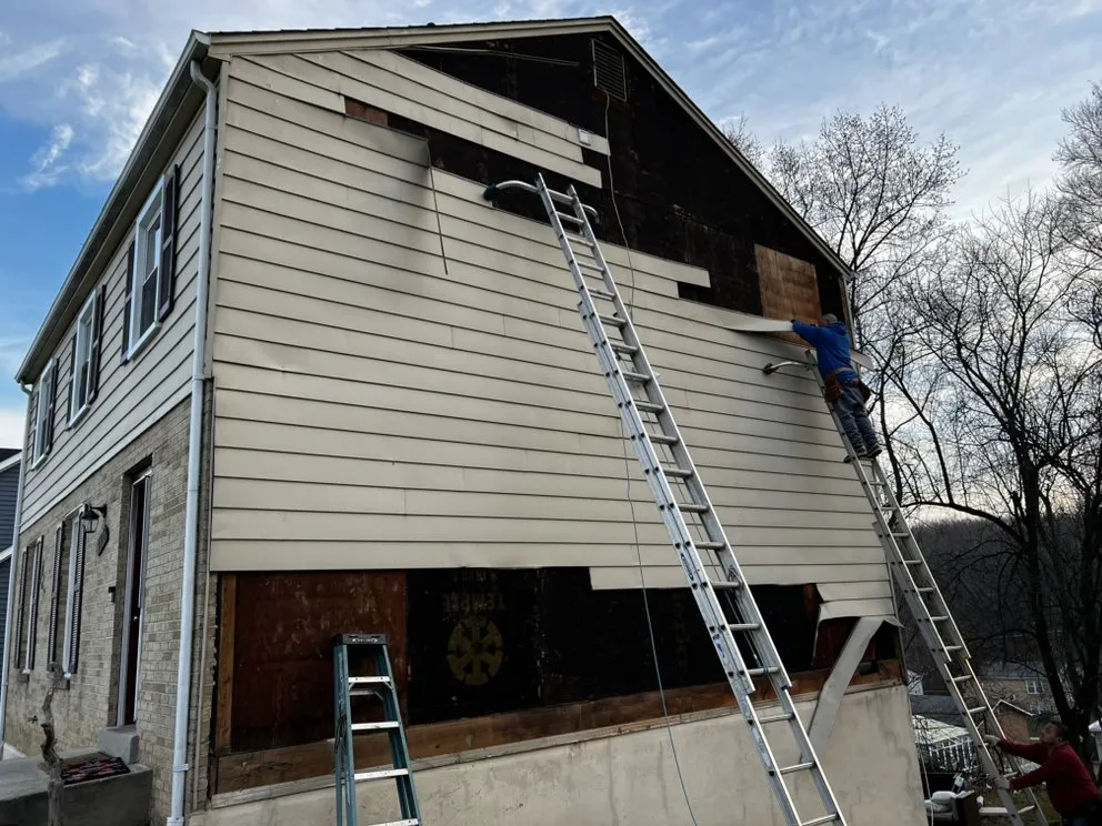 Professional roof installation after storm damage in Upper Marlboro, MD by M & M General Contractor and Tech