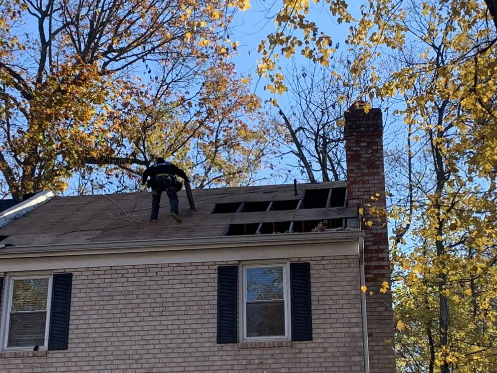 Emergency roof replacement same-day service in Upper Marlboro, MD by M & M General Contractor and Tech