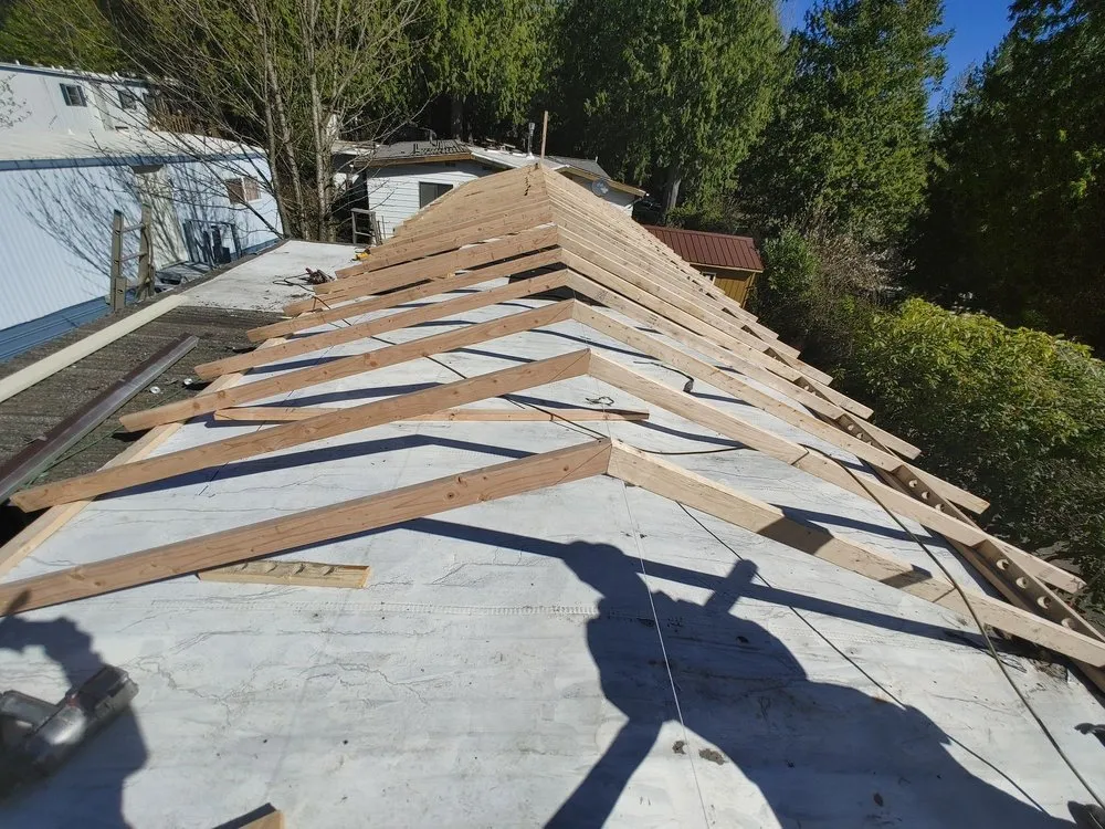 Slide of M and J's Roofing