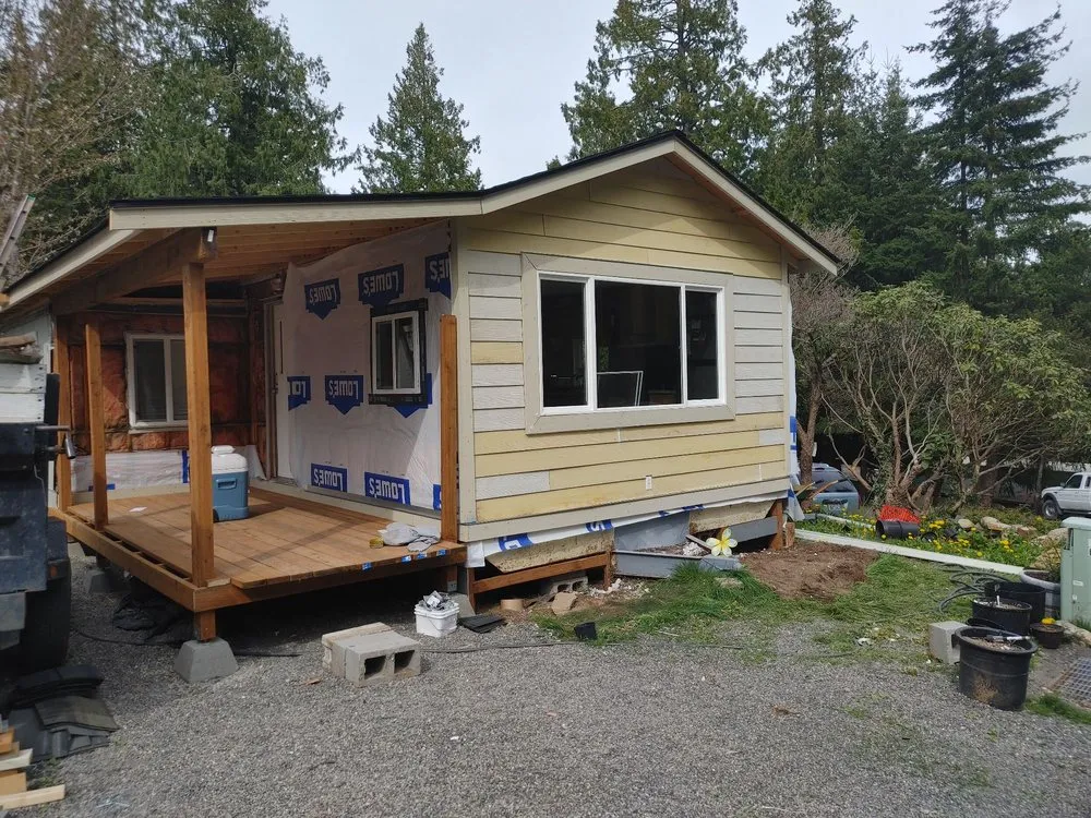 Slide of M and J's Roofing