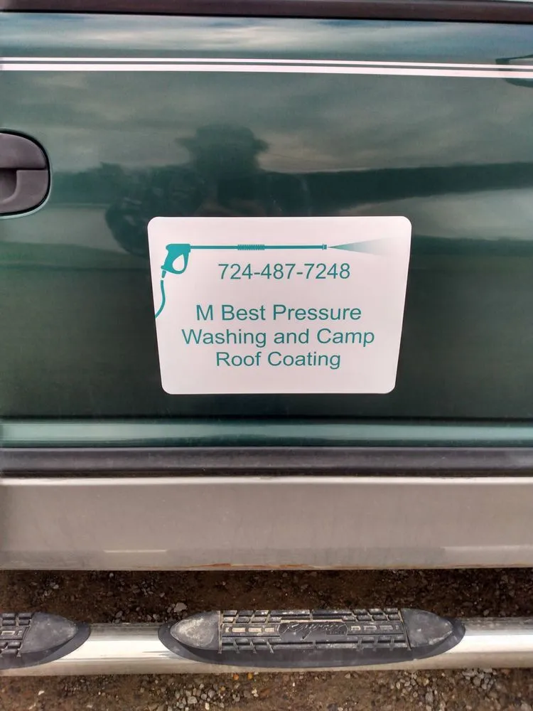 Slide of M Best Pressure washing and camp roof coating