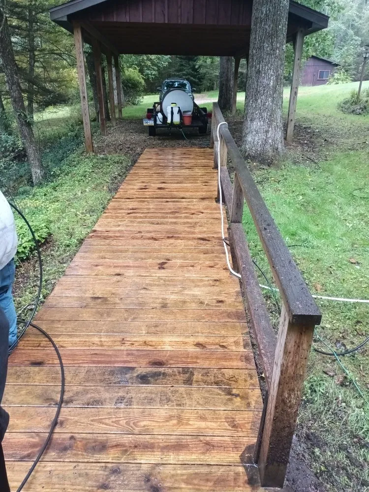 Slide of M Best Pressure washing and camp roof coating