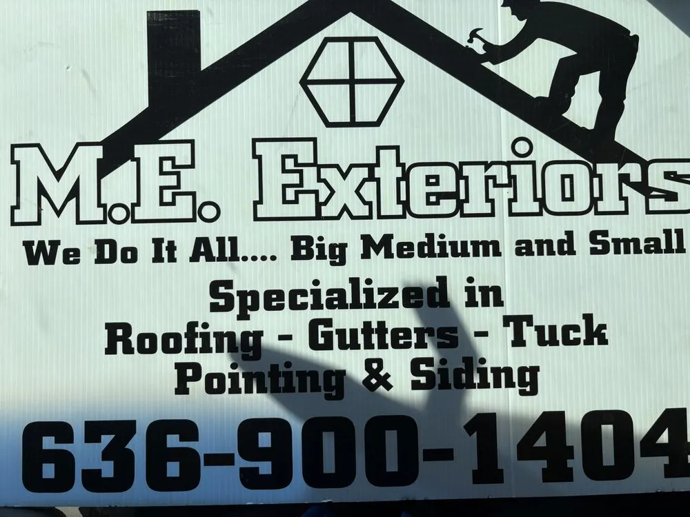 Reliable shingle roofing service in St. Louis, MO by M E Exteriors
