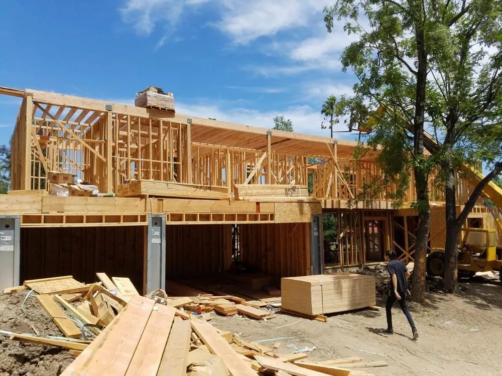 Local residential roofing service after storm damage in Encino, CA by M K Home Builders