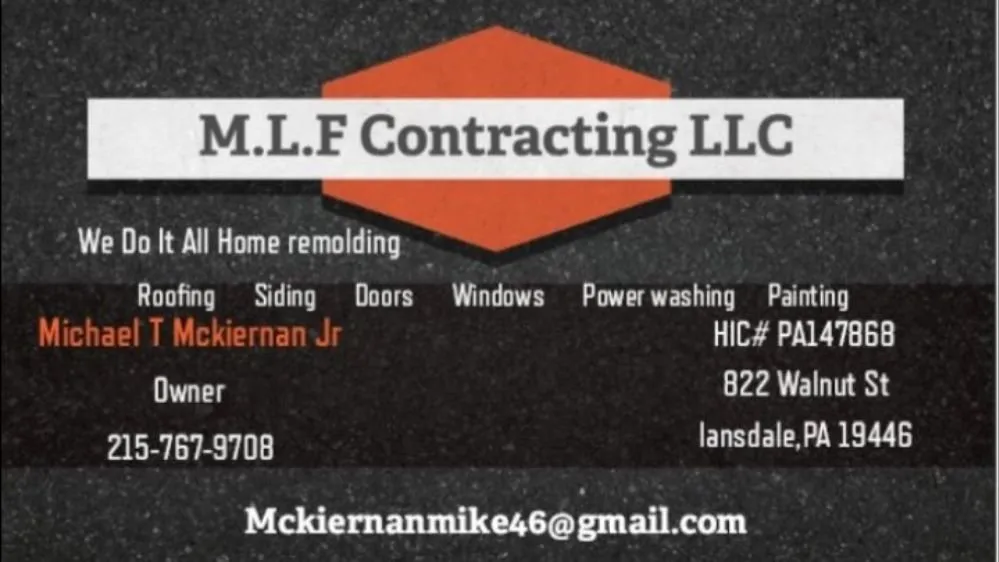 Slide of M L F Contracting