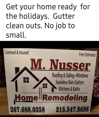 M Nusser Home Remodeling
