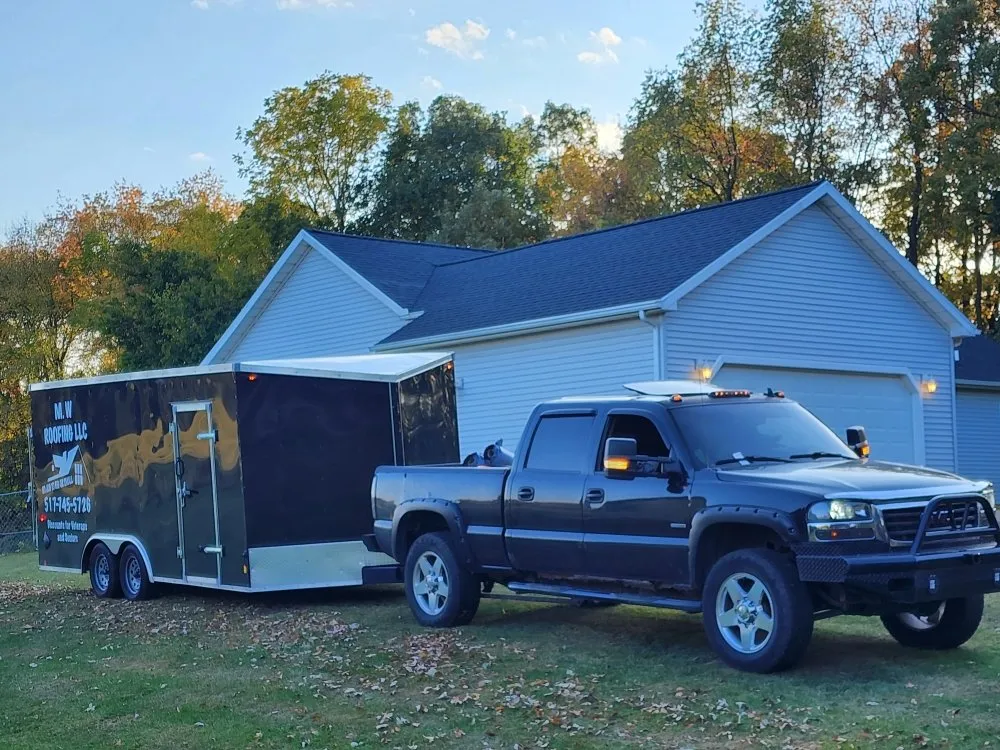 Emergency metal roofing installation after storm damage in Concord, MI by M W Roofing