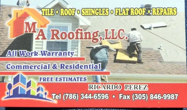 MA Roofing Logo