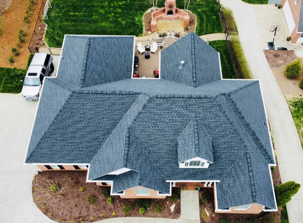 Slide of Mabe's Roofing