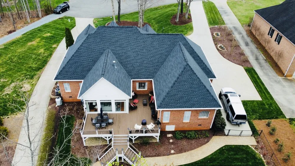 Slide of Mabe's Roofing