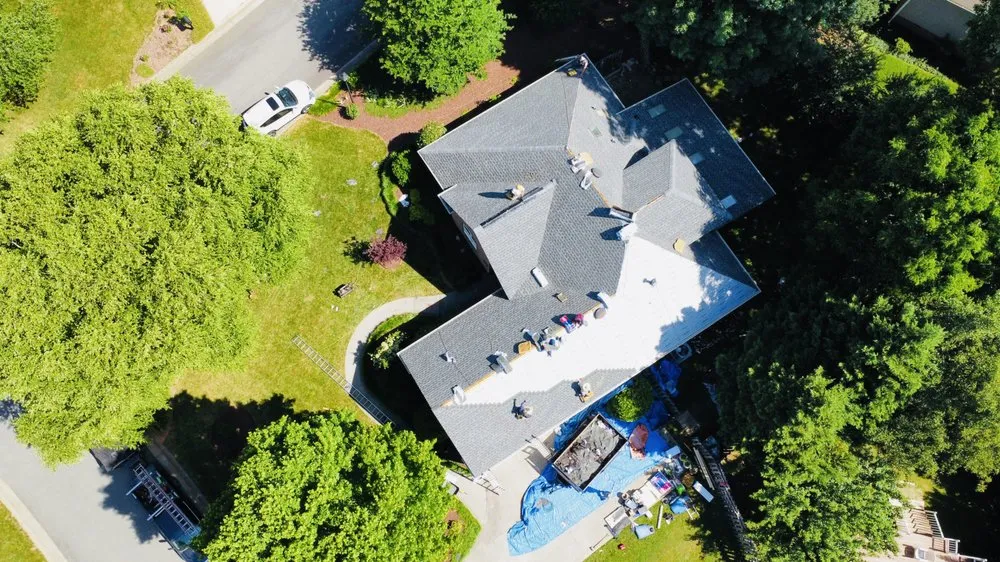 Slide of Mabe's Roofing