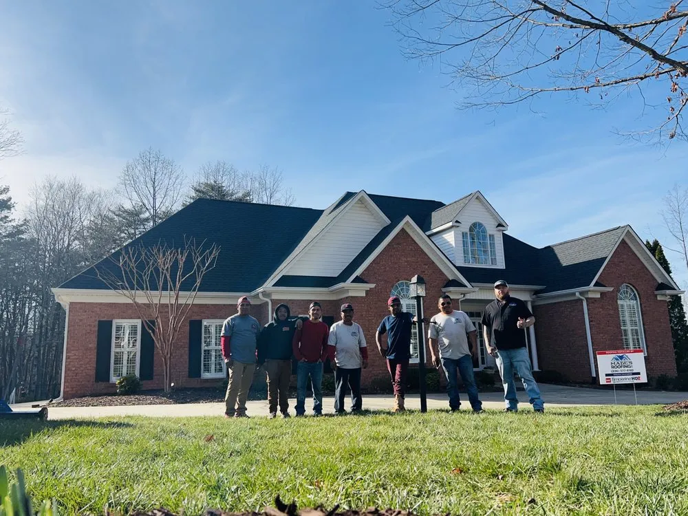Slide of Mabe's Roofing