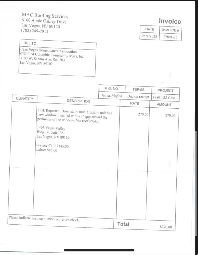 Slide of Mac Roofing Services