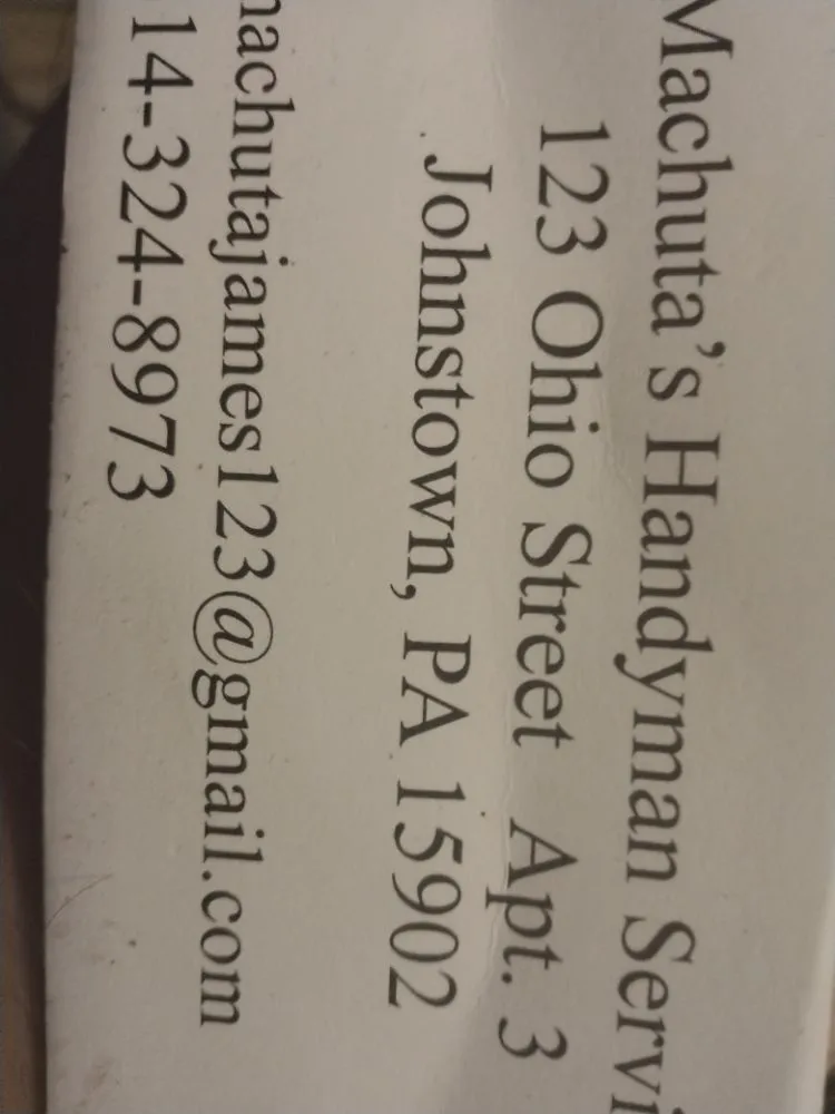 Slide of Machutas Handyman Services