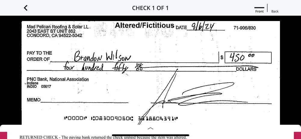 Slide of Mad Pelican Roofing