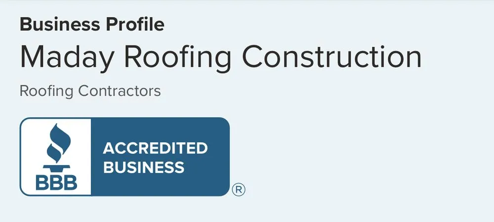 Slide of Maday Roofing Construction