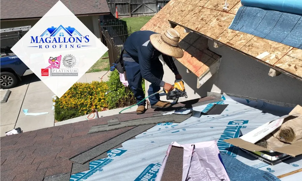 Slide of Magallon's Roofing