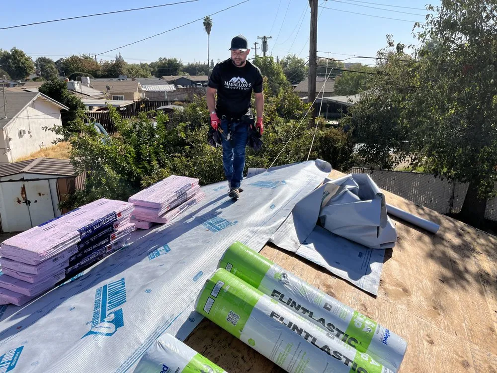 Slide of Magallon's Roofing