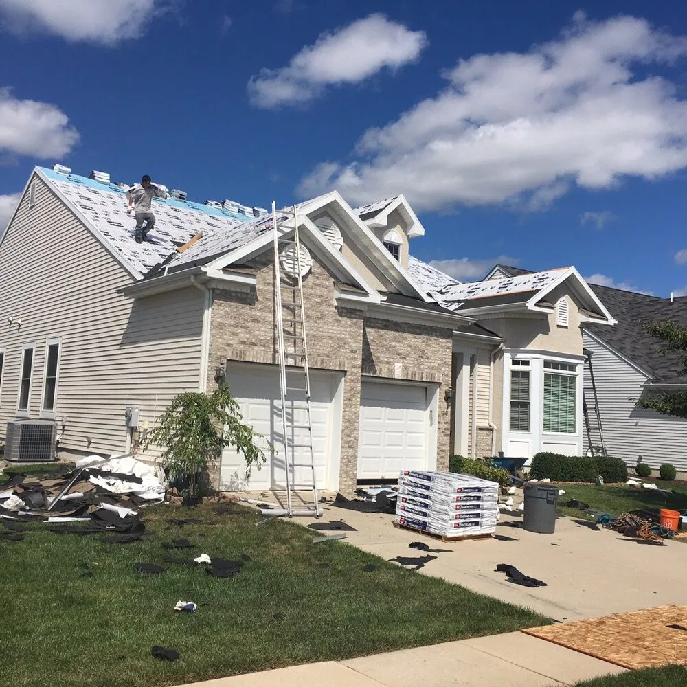 Licensed roof inspection after storm damage in Ewing Township, NJ by Magic Roofing & Siding