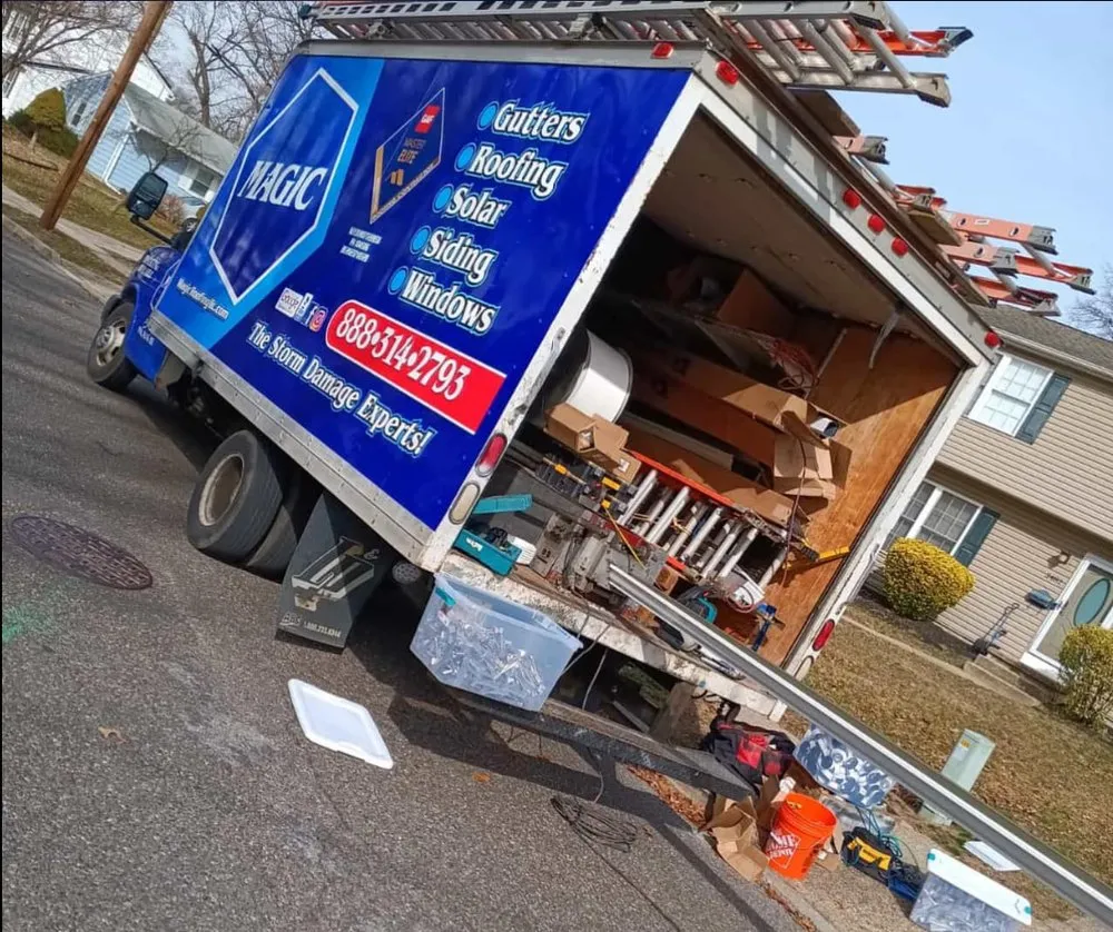 Slide of Magic Roofing & Siding